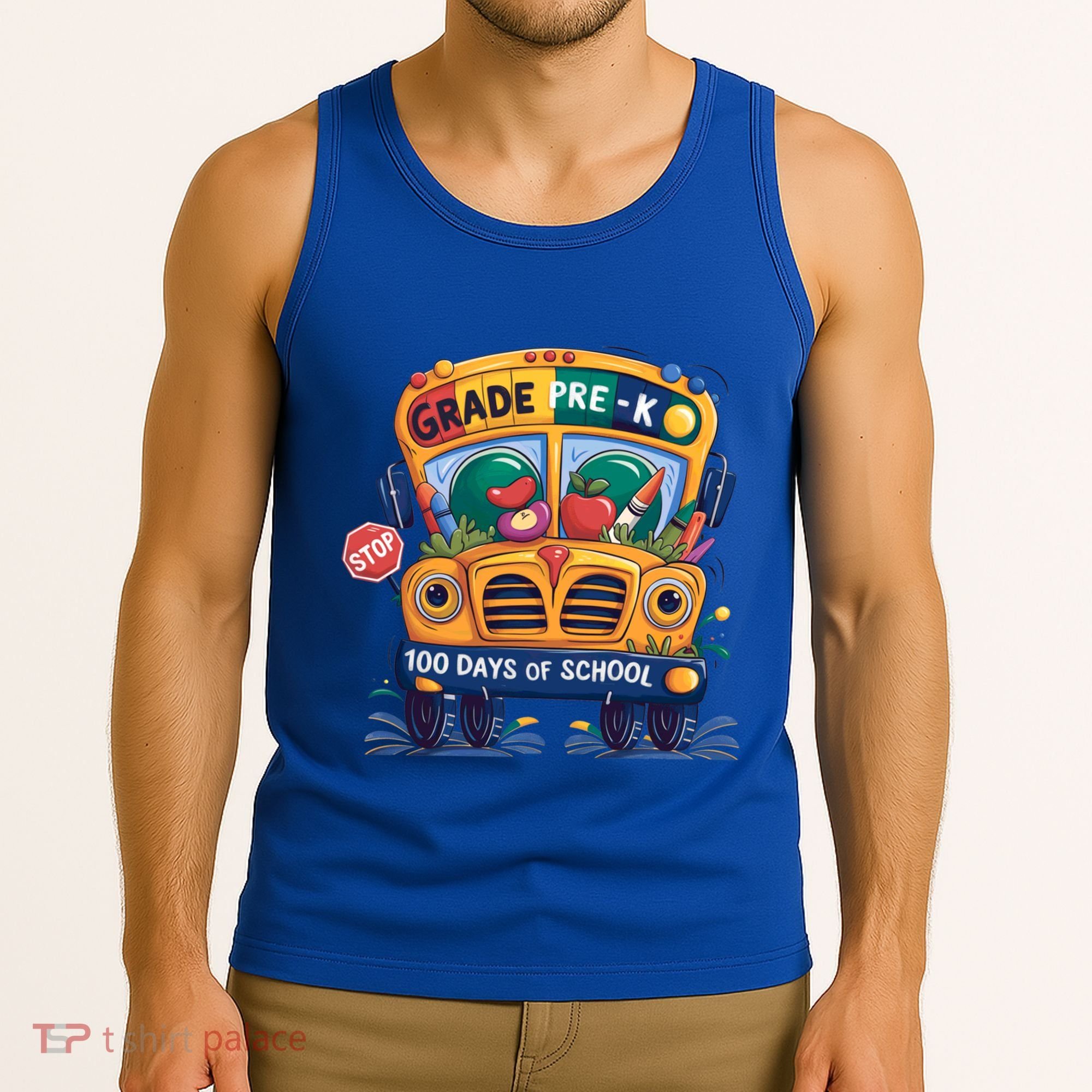 Grade Prek 100 Days Of School Fun Gift Tank Top