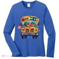 Grade Prek 100 Days Of School Fun Gift Women's Long Sleeve Shirt thumb 0