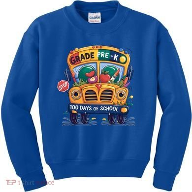 Grade Prek 100 Days Of School Fun Gift Kids Sweatshirt