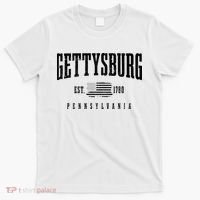 Gettysburg Pennsylvania 1780 Vintage American Flag Patriotic T-Shirt thumb 0