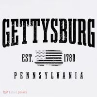 Gettysburg Pennsylvania 1780 Vintage American Flag Patriotic T-Shirt thumb 7