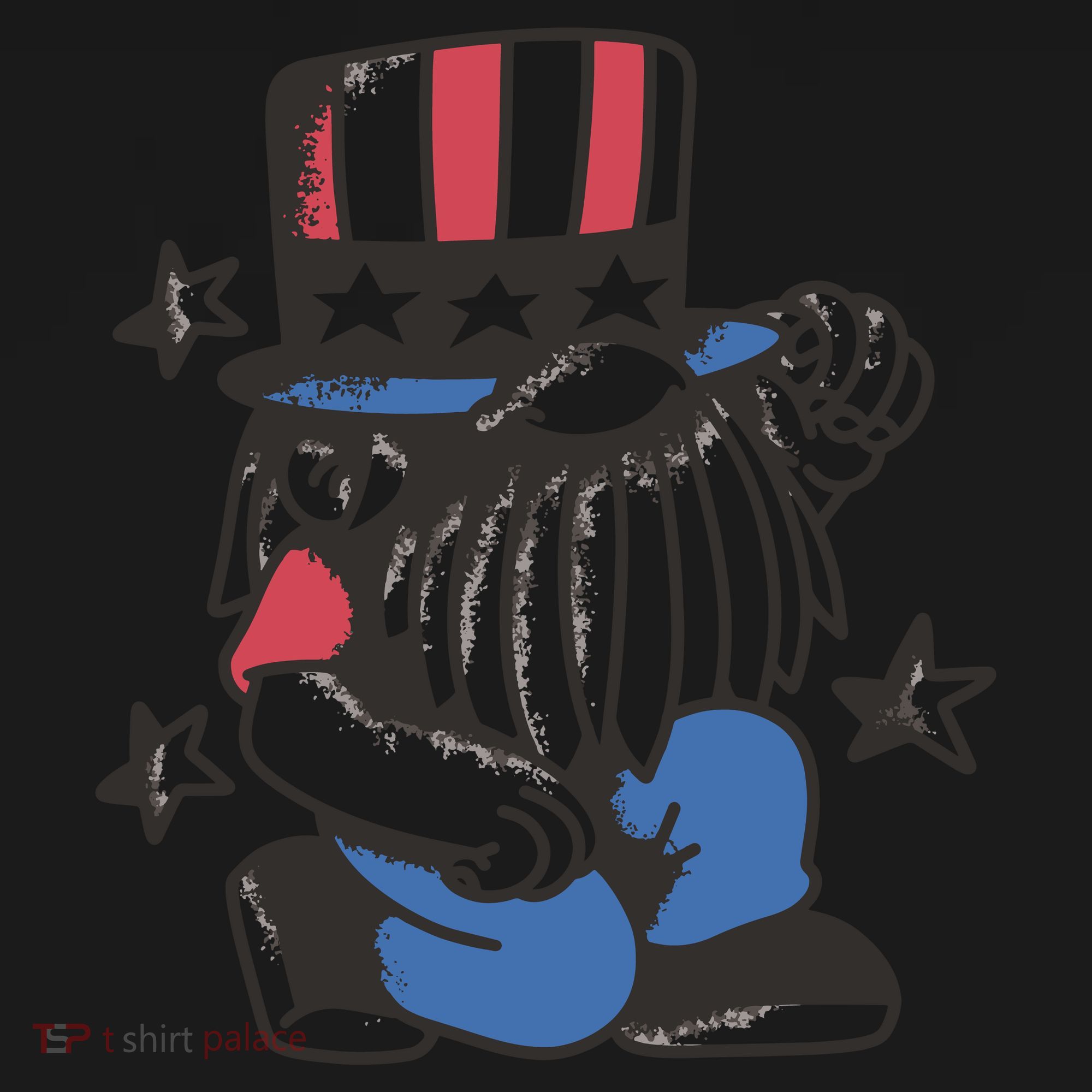 Gnome Patriot 4th Of July Coaster