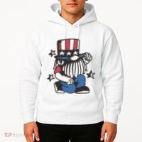 Gnome Patriot 4th Of July Hoodie thumb 2