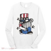 Gnome Patriot 4th Of July Long Sleeve Shirt thumb 0