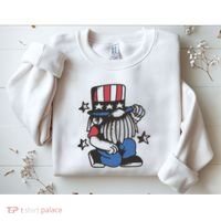Gnome Patriot 4th Of July Sweatshirt thumb 2