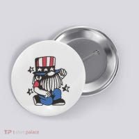 Gnome Patriot 4th Of July Button thumb 0