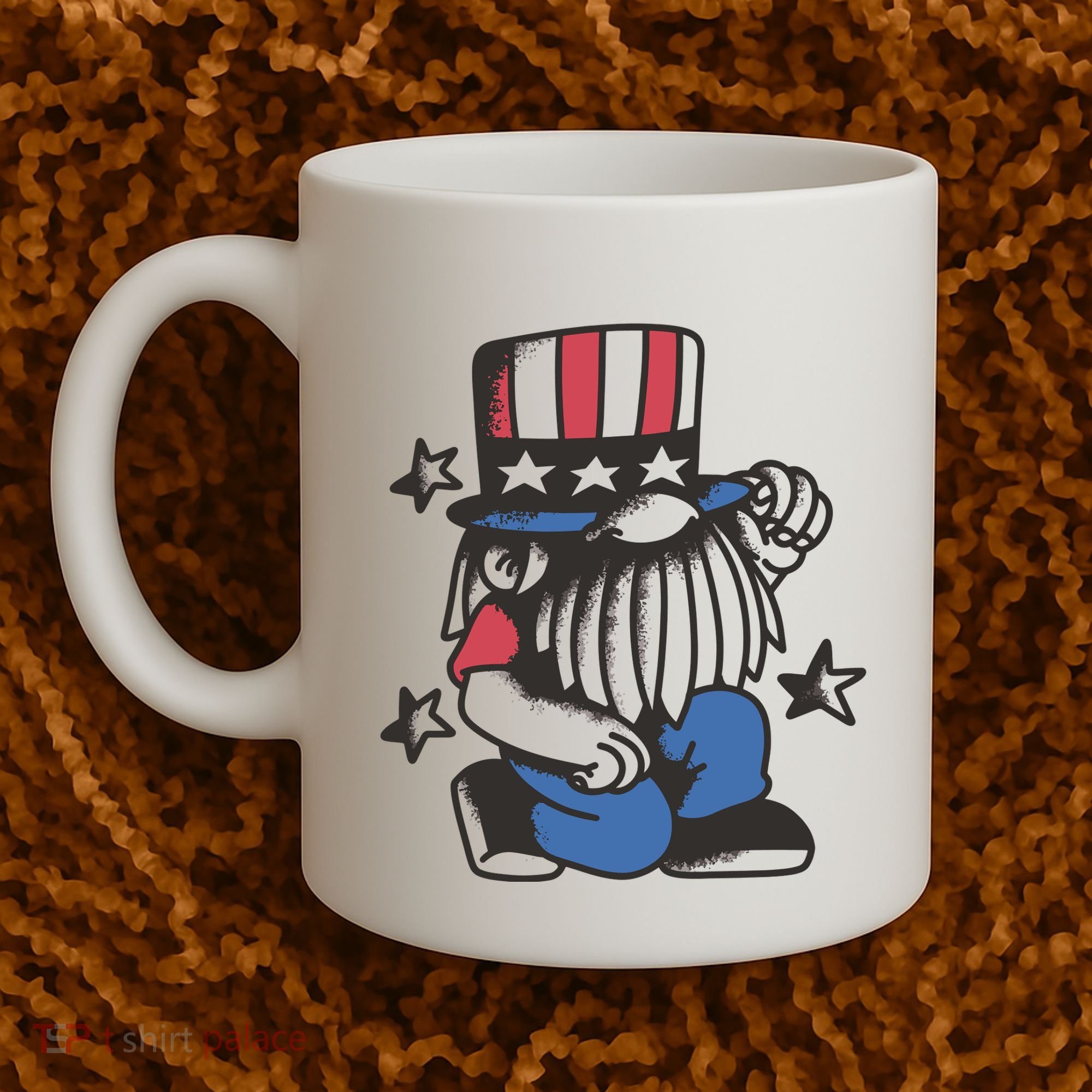 Gnome Patriot 4th Of July Coffee Mug