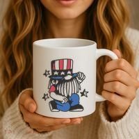 Gnome Patriot 4th Of July Coffee Mug thumb 3