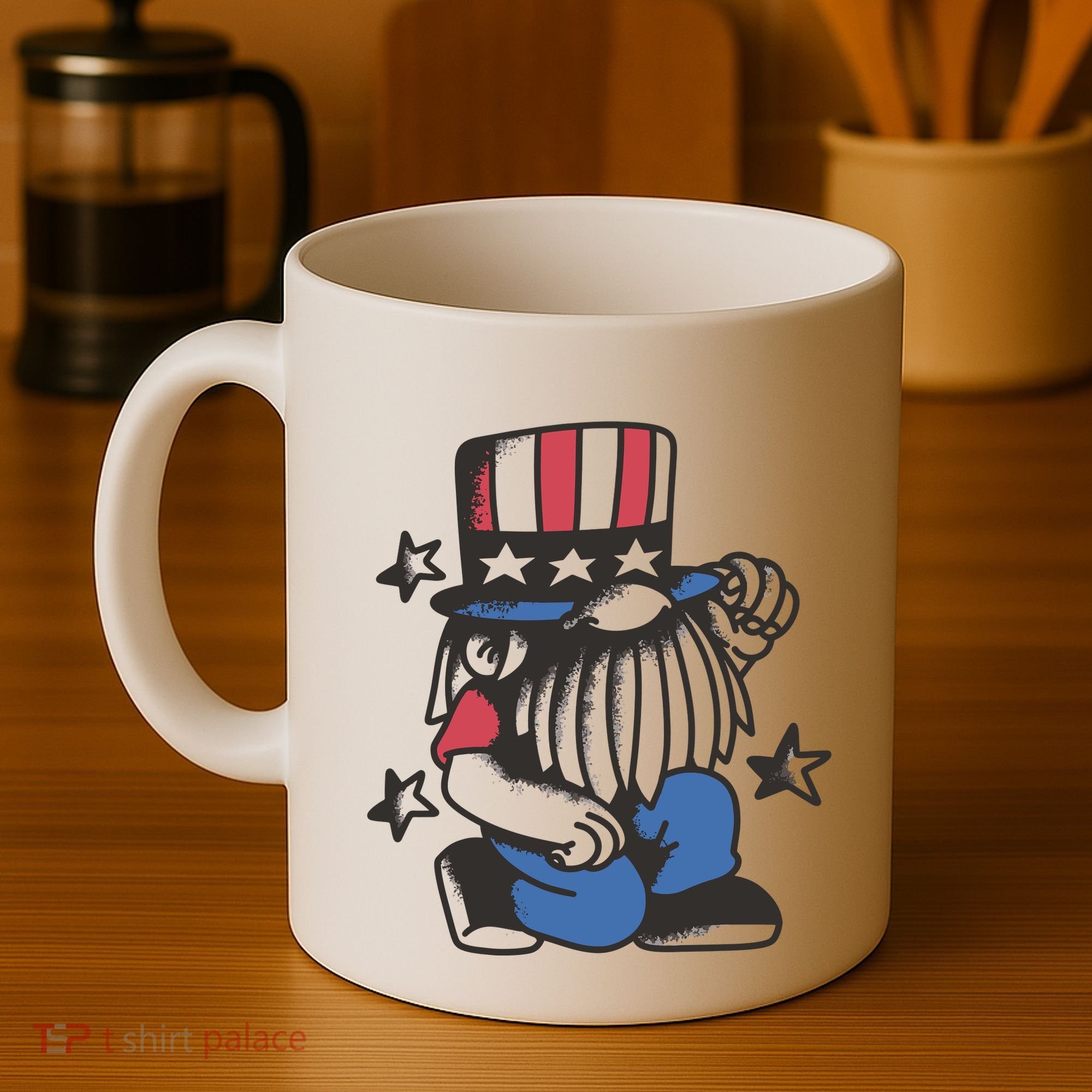 Gnome Patriot 4th Of July Coffee Mug