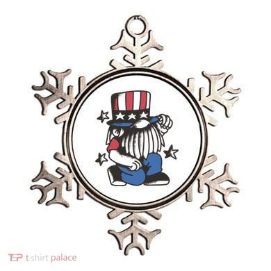 Gnome Patriot 4th Of July Ornament