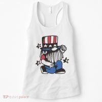 Gnome Patriot 4th Of July Women's Tank Top thumb 0