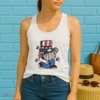 Gnome Patriot 4th Of July Women's Tank Top thumb 2
