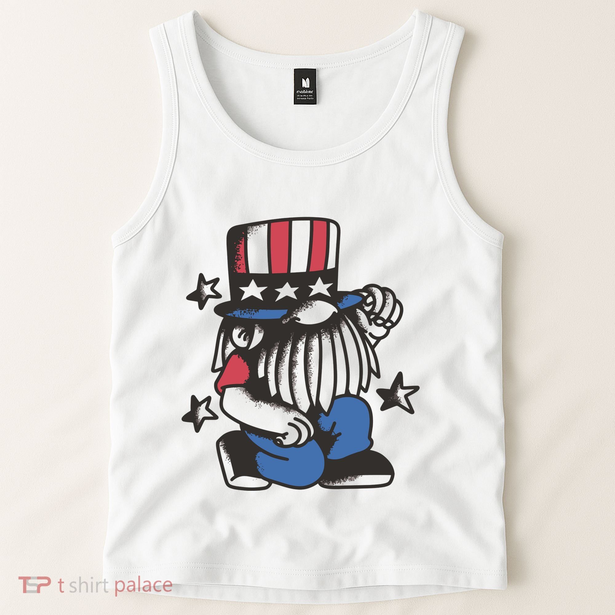 Gnome Patriot 4th Of July Tank Top