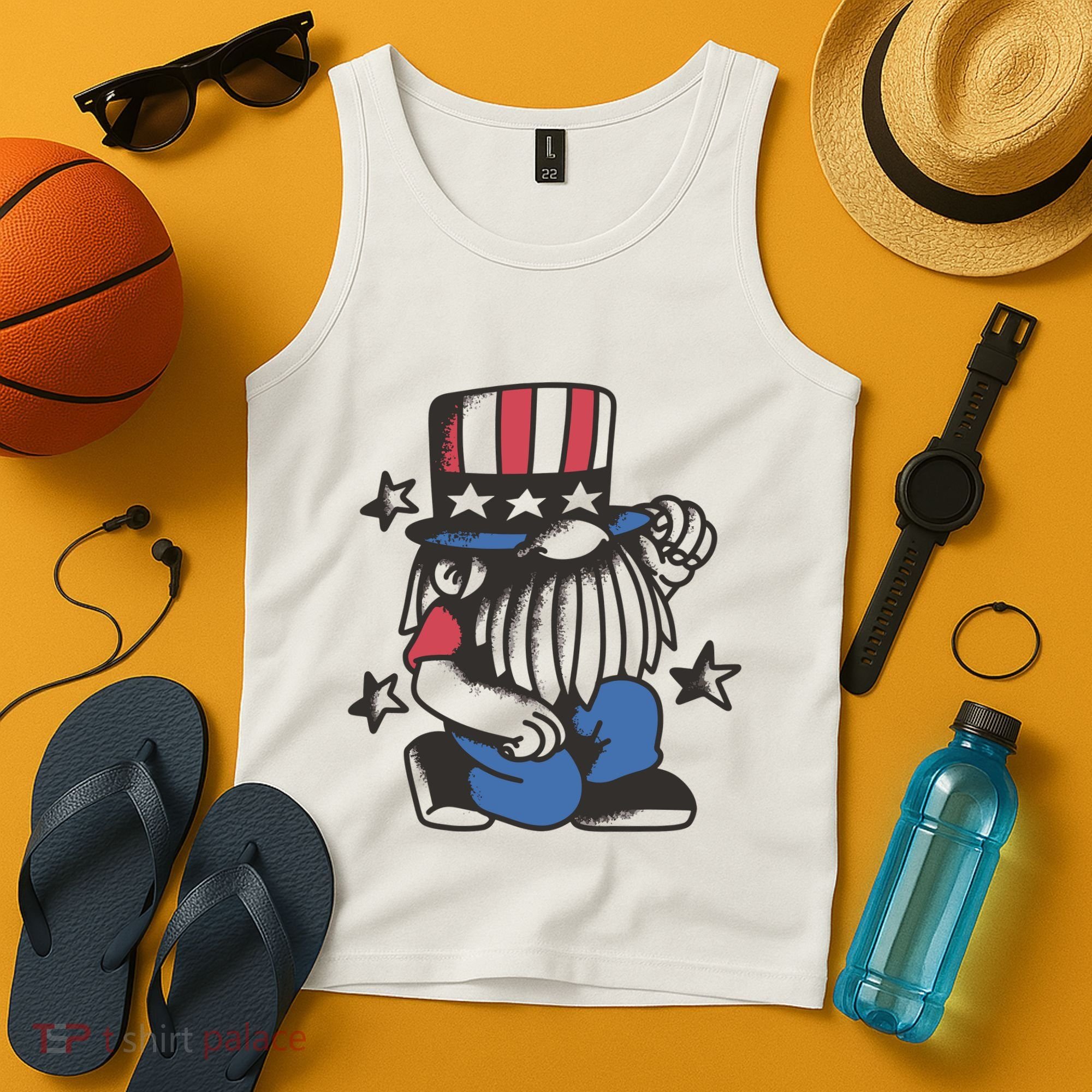 Gnome Patriot 4th Of July Tank Top