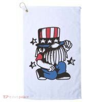 Gnome Patriot 4th Of July Golf Towel thumb 0