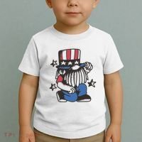 Gnome Patriot 4th Of July Toddler T-Shirt thumb 2