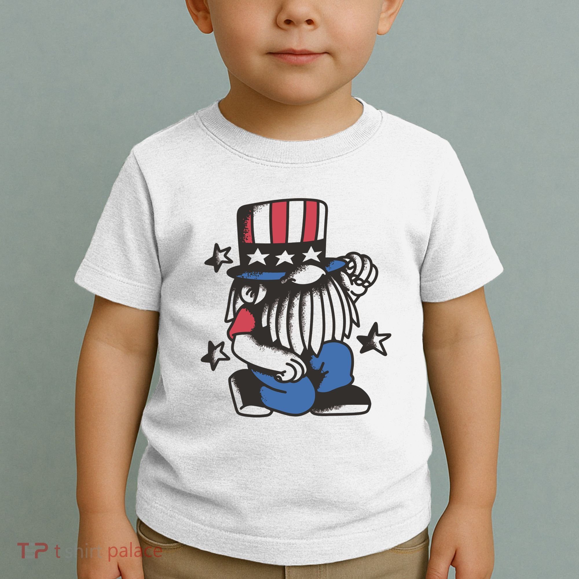 Gnome Patriot 4th Of July Toddler T-Shirt