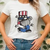 Gnome Patriot 4th Of July Women's T-Shirt thumb 2
