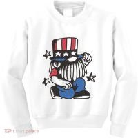 Gnome Patriot 4th Of July Kids Sweatshirt thumb 0