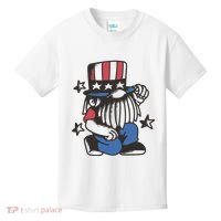 Gnome Patriot 4th Of July Kids T-Shirt thumb 0
