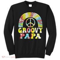 Groovy Papa 70s Aesthetic Nostalgia 1970s Retro Groovy Dad Sweatshirt thumb 0
