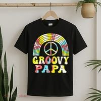 Groovy Papa 70s Aesthetic Nostalgia 1970s Retro Groovy Dad T-Shirt thumb 2