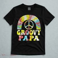 Groovy Papa 70s Aesthetic Nostalgia 1970s Retro Groovy Dad T-Shirt thumb 5