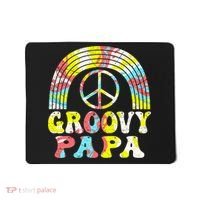 Groovy Papa 70s Aesthetic Nostalgia 1970s Retro Groovy Dad Mousepad thumb 0