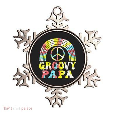 Groovy Papa 70s Aesthetic Nostalgia 1970s Retro Groovy Dad Ornament