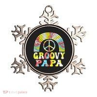 Groovy Papa 70s Aesthetic Nostalgia 1970s Retro Groovy Dad Ornament thumb 0