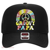 Groovy Papa 70s Aesthetic Nostalgia 1970s Retro Groovy Dad Hat thumb 0