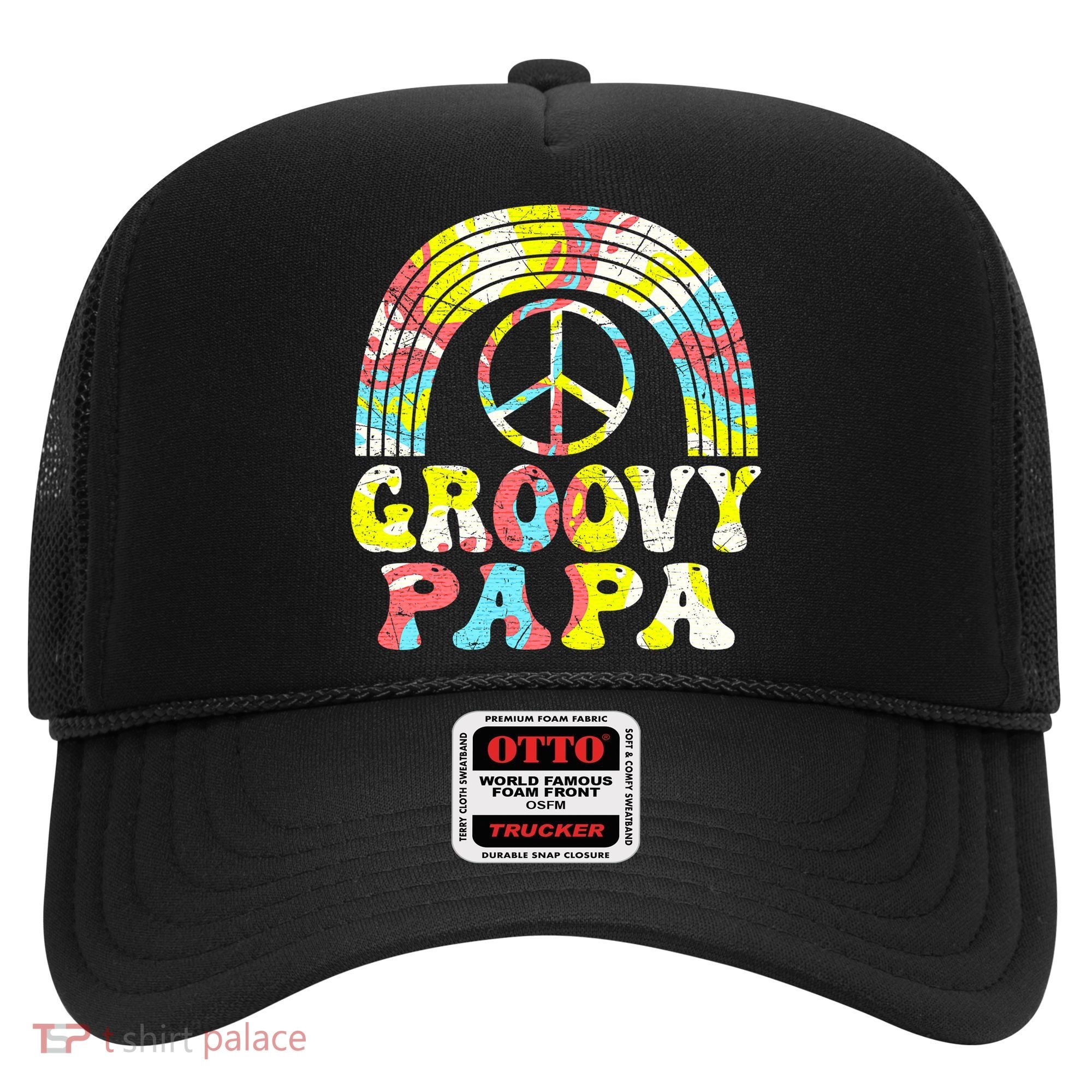 Groovy Papa 70s Aesthetic Nostalgia 1970s Retro Groovy Dad Hat