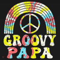 Groovy Papa 70s Aesthetic Nostalgia 1970s Retro Groovy Dad Tank Top thumb 6