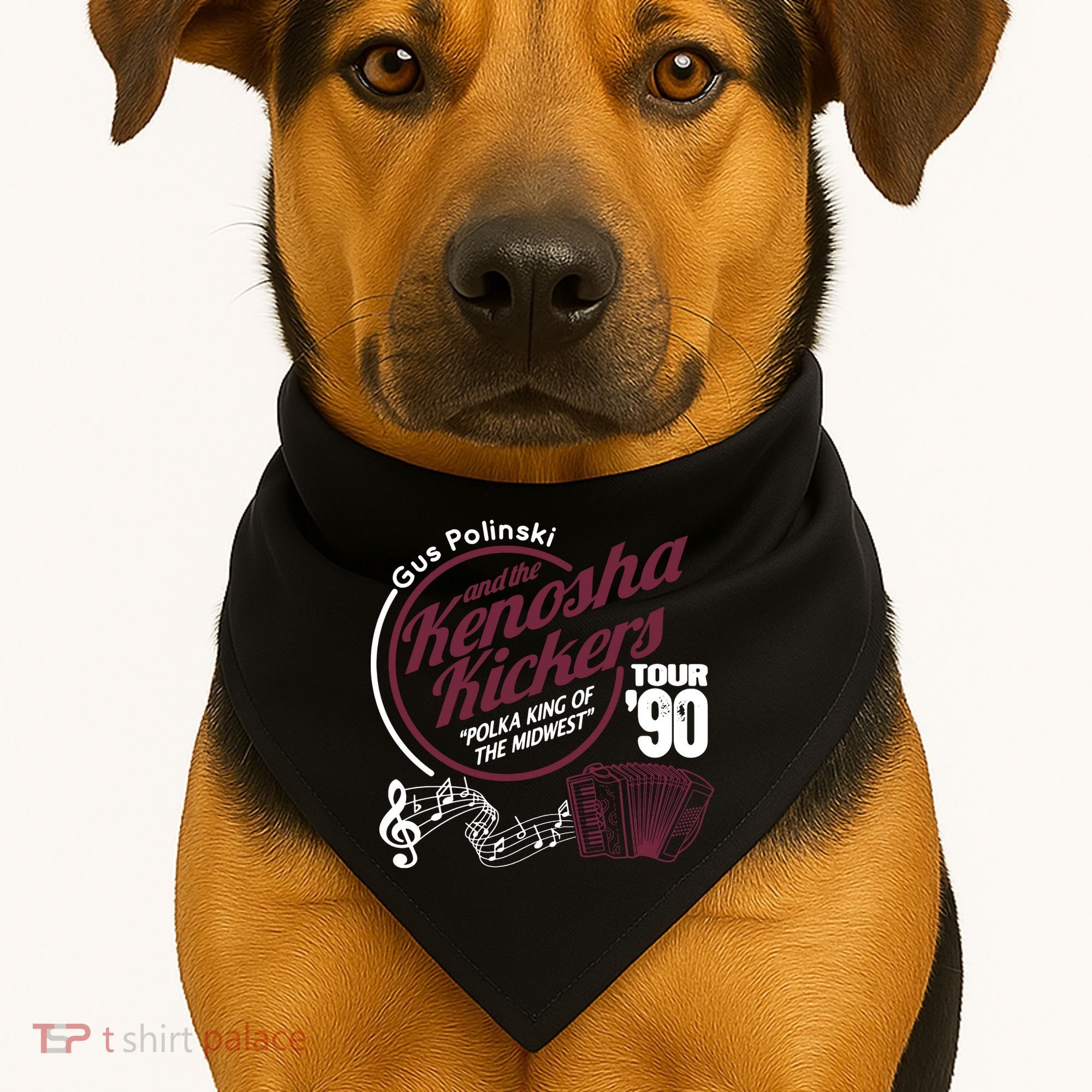 Gus Polinski And The Kenosha Kickers TShirt Home Alone USA-Made Doggie Bandana