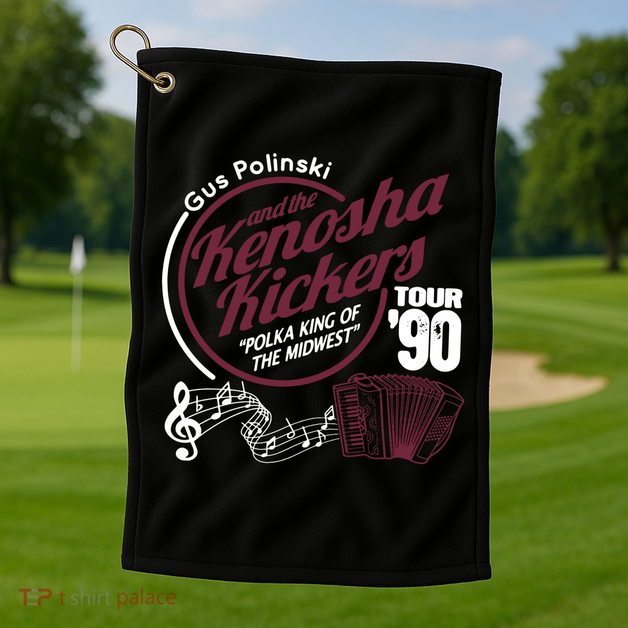 Gus Polinski And The Kenosha Kickers TShirt Home Alone Golf Towel