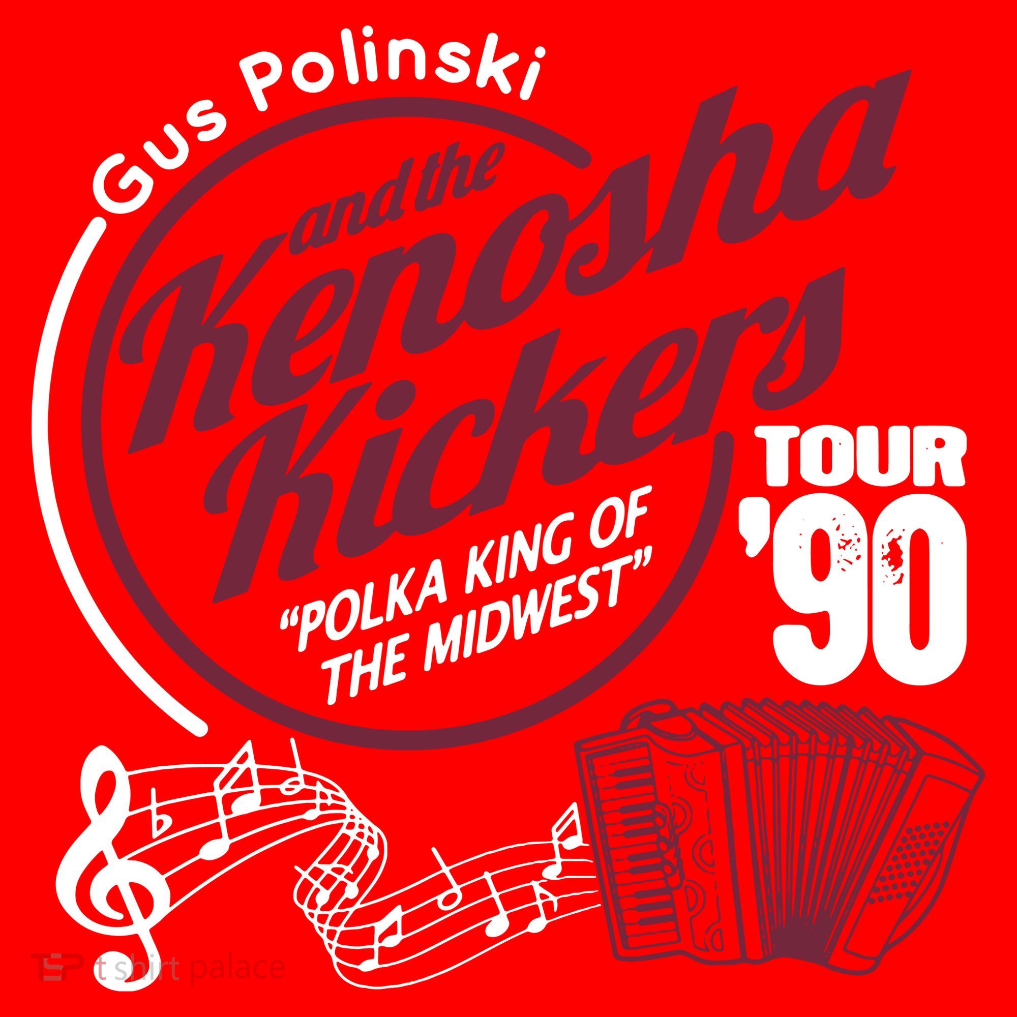 Gus Polinski And The Kenosha Kickers TShirt Home Alone Santa Hat