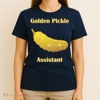 Golden Pickle Assistant | Golden Pickle | Fun Pickleball | Pickleball Award T-Shirt thumb 4