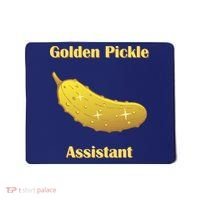 Golden Pickle Assistant | Golden Pickle | Fun Pickleball | Pickleball Award Mousepad thumb 0