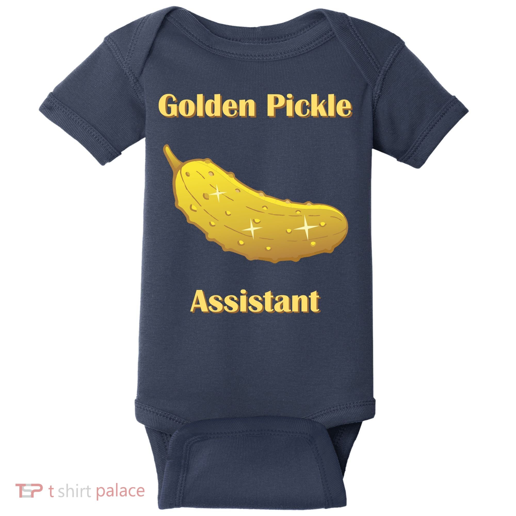 Golden Pickle Assistant | Golden Pickle | Fun Pickleball | Pickleball Award Baby Bodysuit