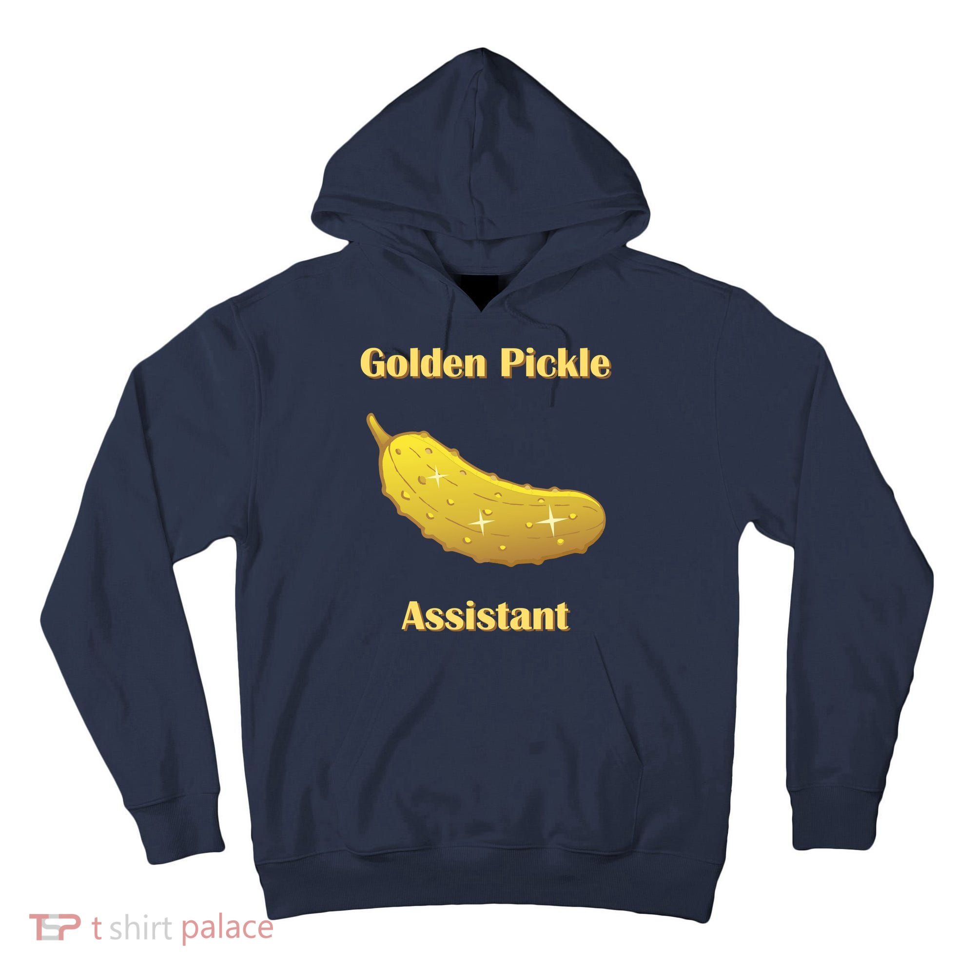 Golden Pickle Assistant | Golden Pickle | Fun Pickleball | Pickleball Award Tall Hoodie