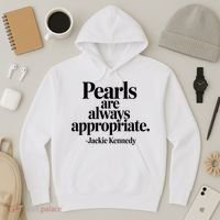 Groovy Pearls Are Always Appropriate Classic Pear Hoodie thumb 3