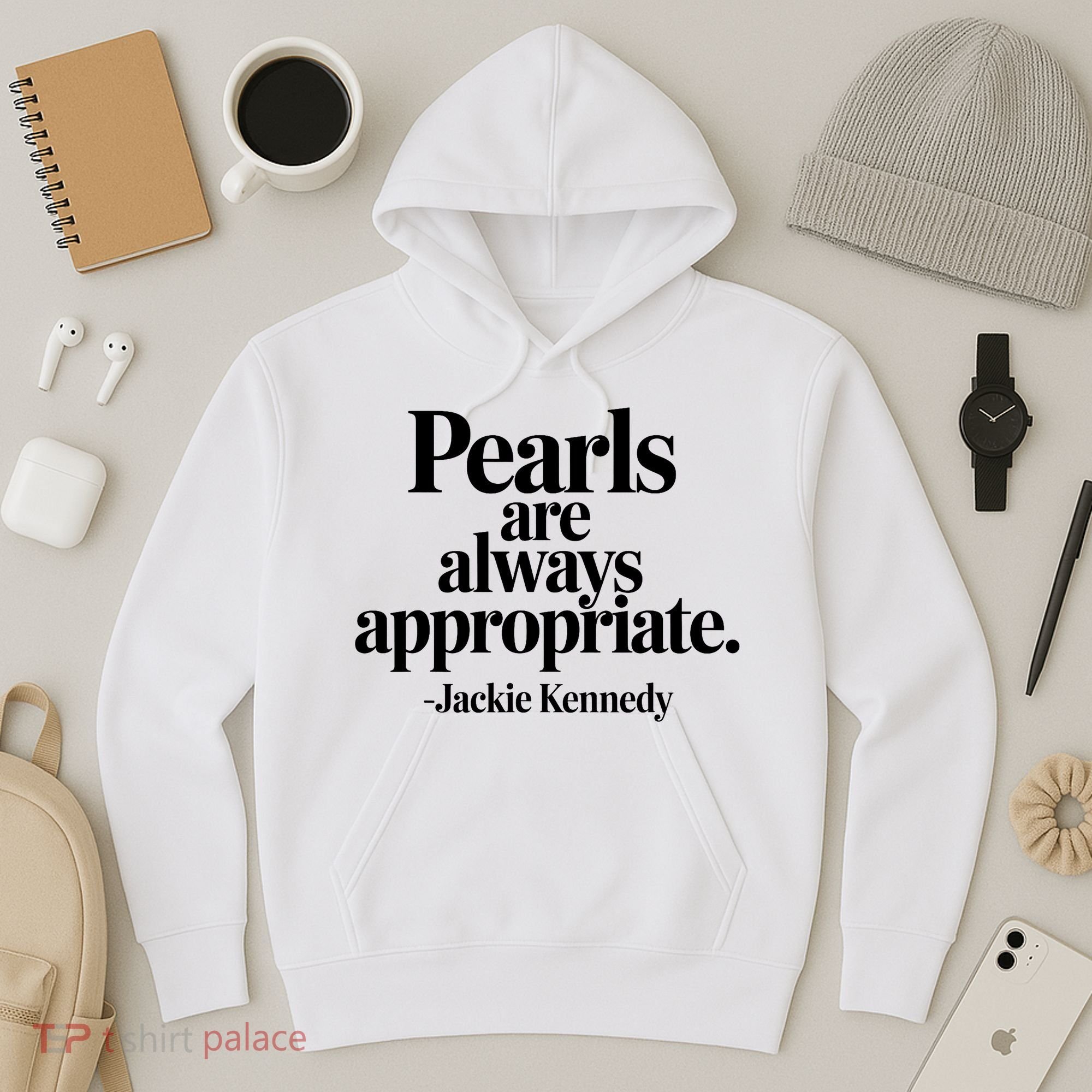 Groovy Pearls Are Always Appropriate Classic Pear Hoodie
