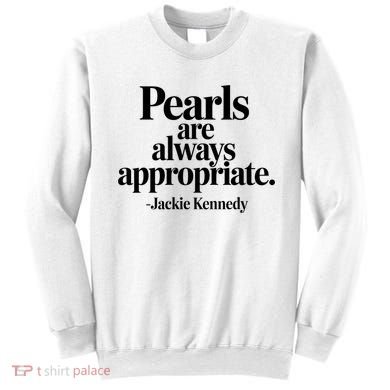 Groovy Pearls Are Always Appropriate Classic Pear Sweatshirt