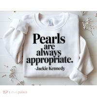 Groovy Pearls Are Always Appropriate Classic Pear Sweatshirt thumb 2