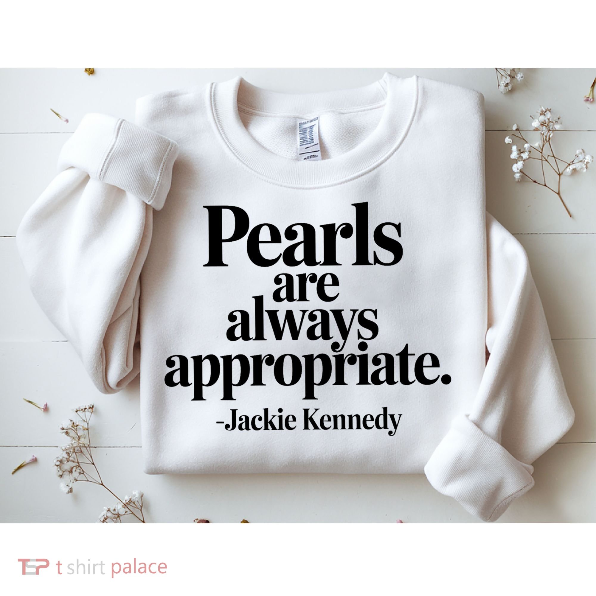 Groovy Pearls Are Always Appropriate Classic Pear Sweatshirt