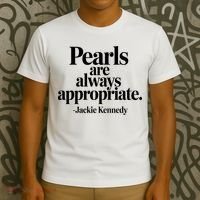 Groovy Pearls Are Always Appropriate Classic Pear T-Shirt thumb 3