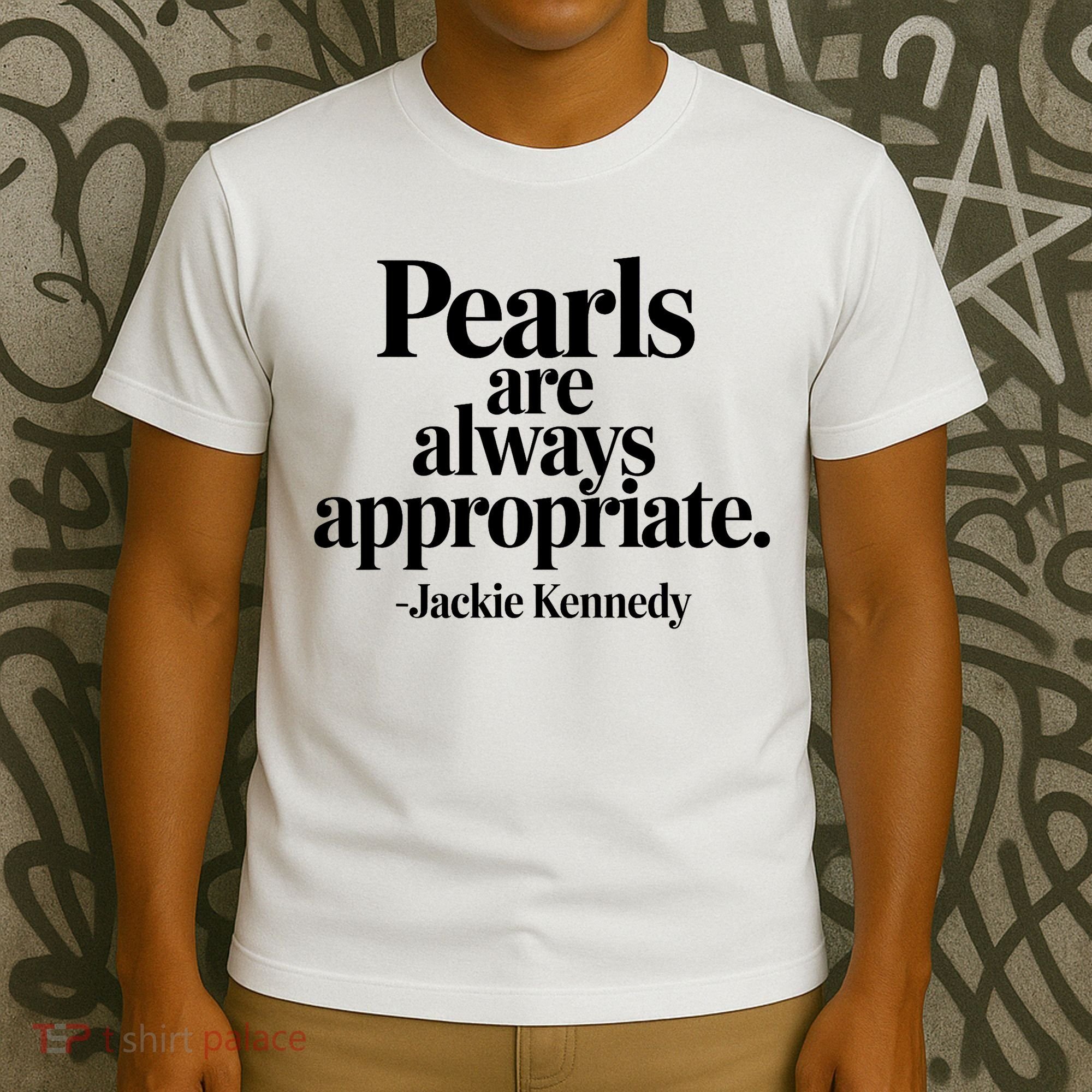 Groovy Pearls Are Always Appropriate Classic Pear T-Shirt