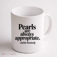 Groovy Pearls Are Always Appropriate Classic Pear Coffee Mug thumb 1