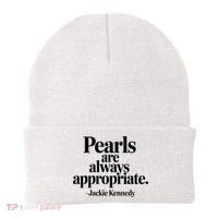Groovy Pearls Are Always Appropriate Classic Pear Beanie thumb 0