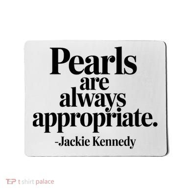 Groovy Pearls Are Always Appropriate Classic Pear Mousepad